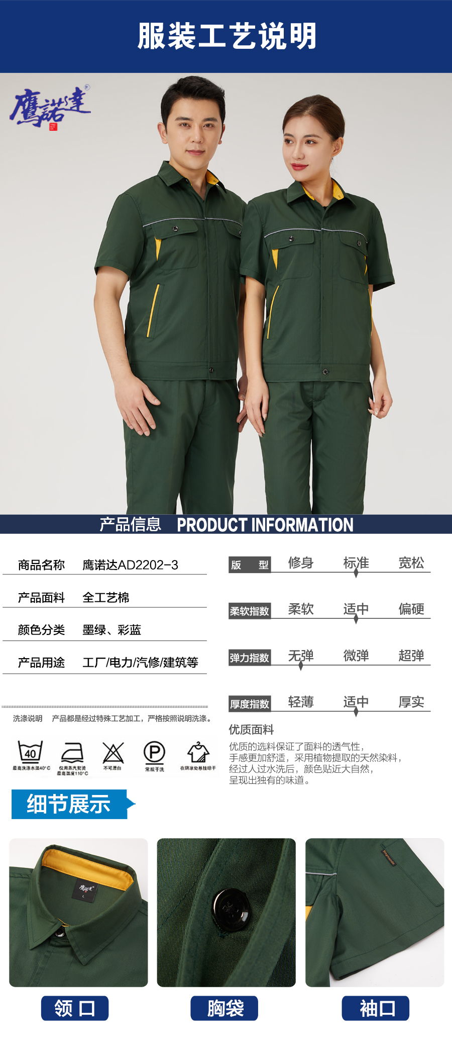 夏季工作服AD2202-3(图5)