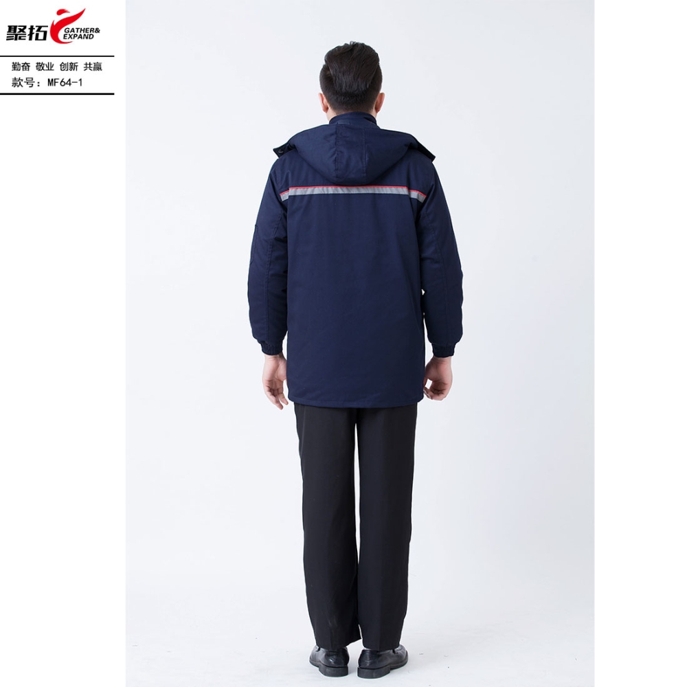 MF64涤棉全线卡防静电棉服