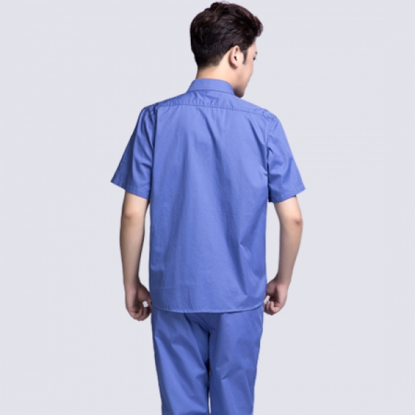湖兰色夏季工作服AD11-2
