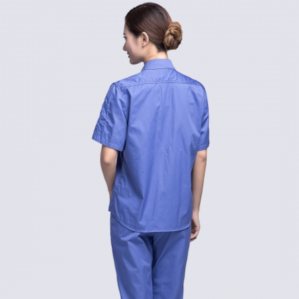 湖兰色夏季工作服AD11-2