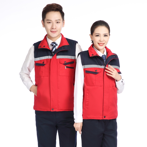 J070-3一体式不可拆卸棉服马甲