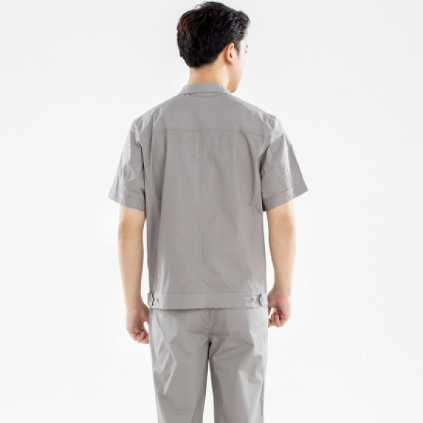浅灰色夏季工作服AD16-1